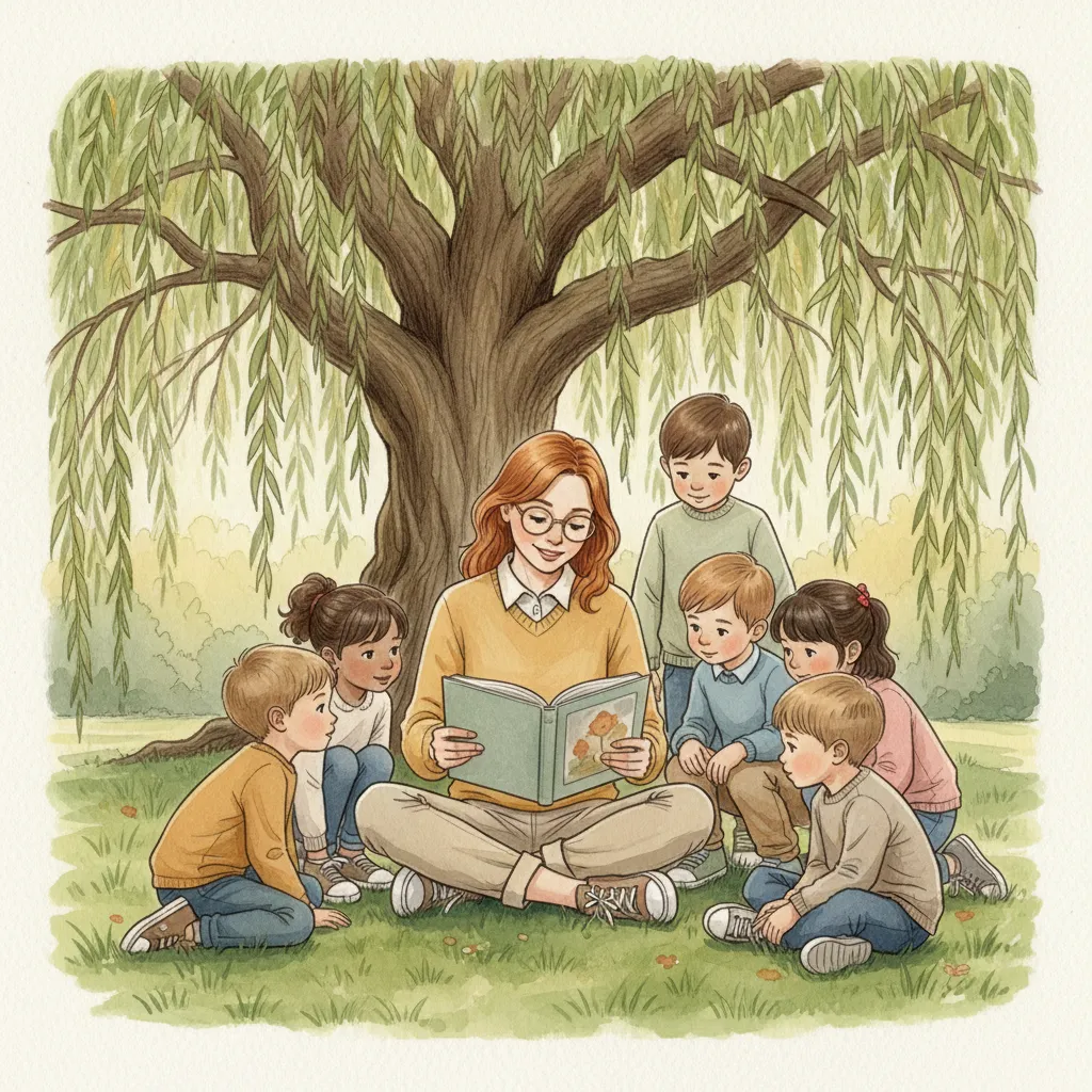 Story time at Willow Tree Montessori